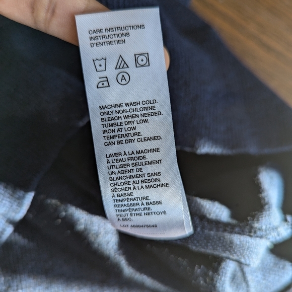 Robert Graham Navy Blue Quarter Zipper Mens Sweater Sz M Classic Office Career - Picture 5 of 7